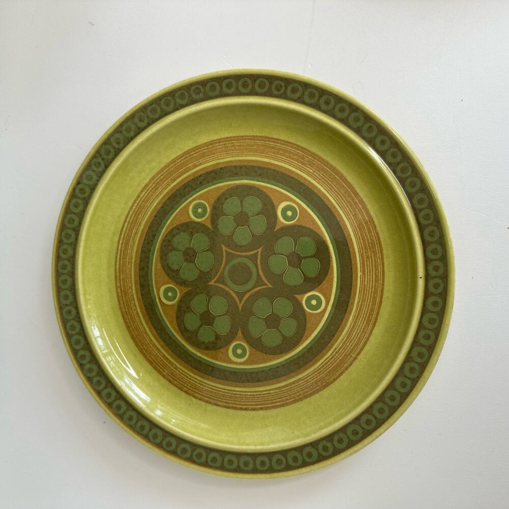 Vintage Dinner Plate in Trade Winds Pattern by Royal (USA) Royalstone